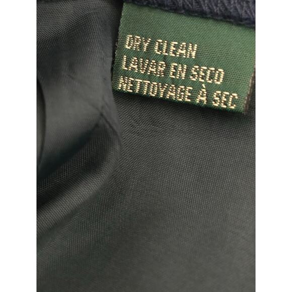 Lauren Ralph Lauren 100% Linen Navy Women's Dress Pants 10P NWT MSRP $129 - Picture 4 of 7